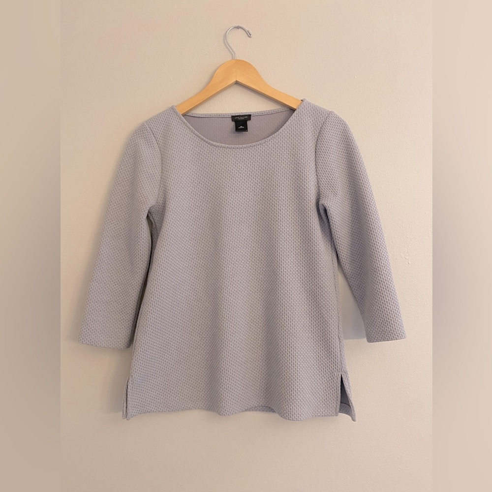Gray 3/4 Sleeve Top